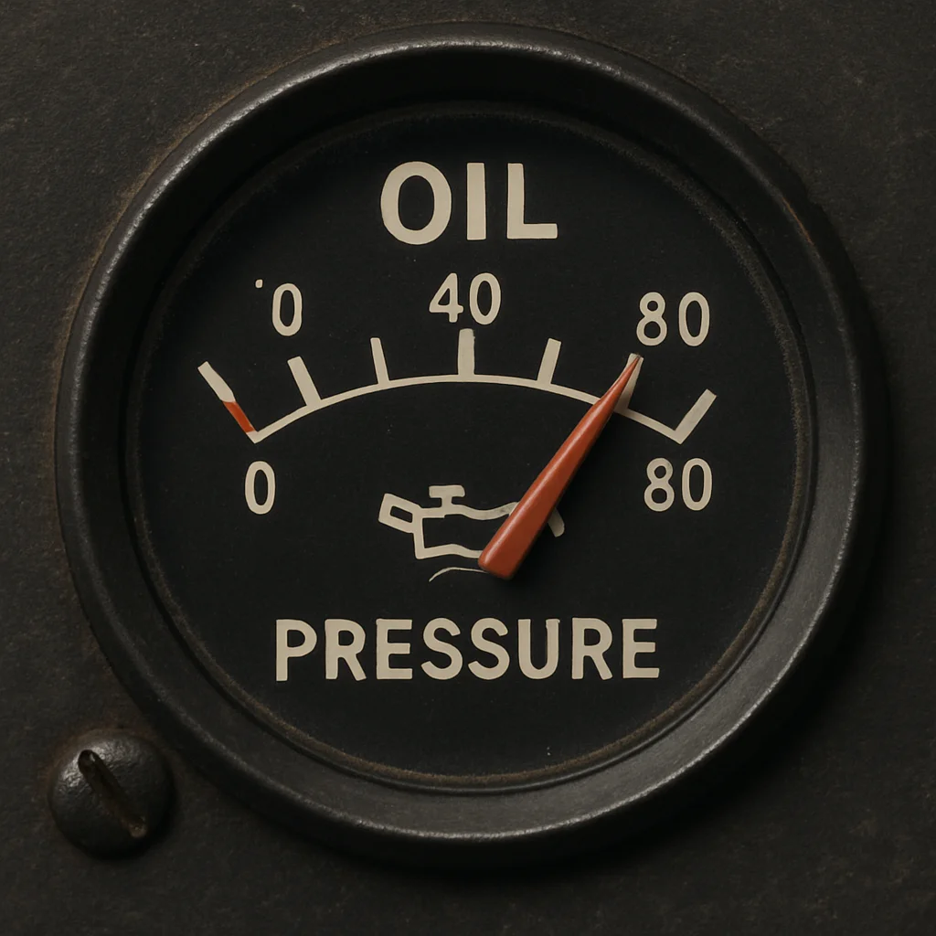 What causes oil pressure to drop