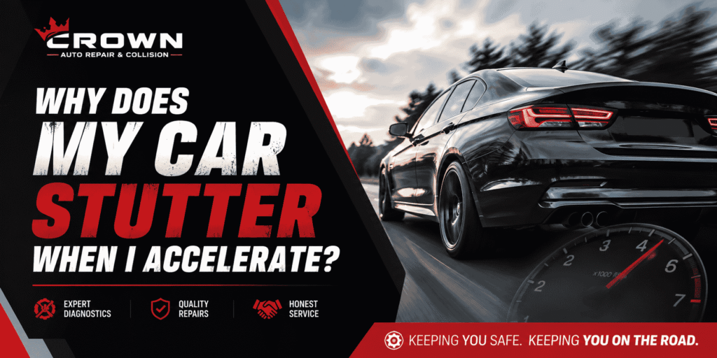 Why does my car stutter when i accelerate