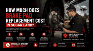 Brake Pad Replacement Cost in Sugar Land